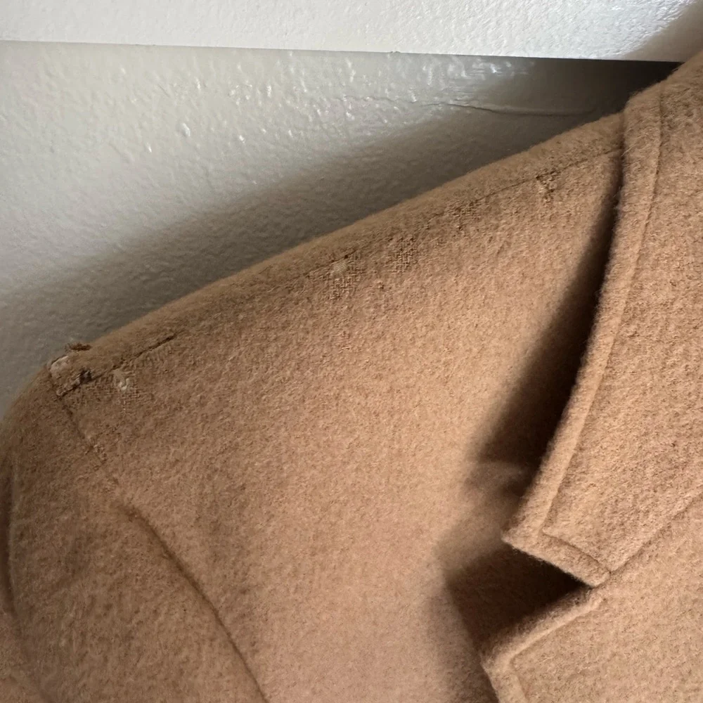 Brooks Brothers Camel Hair Blazer 41L Vintage Tan Sport Coat Mens Wool Jacket